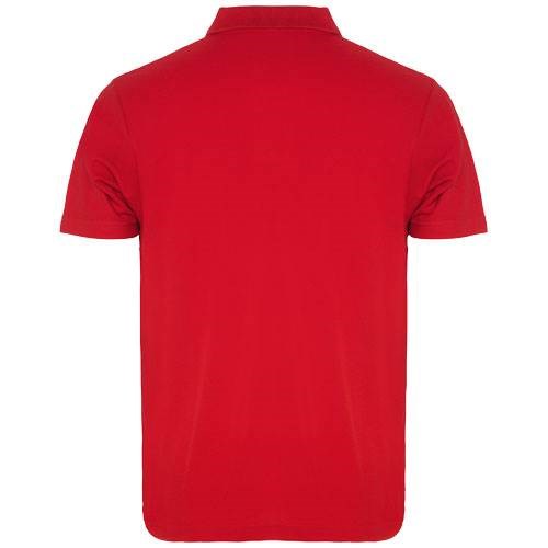 Obrázky: Červená unisex polokošile Austral 180, M, Obrázek 2