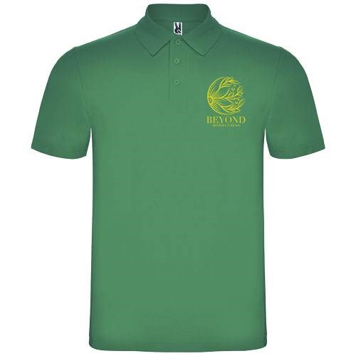Obrázky: Zelená unisex polokošile Austral 180, XL, Obrázek 3