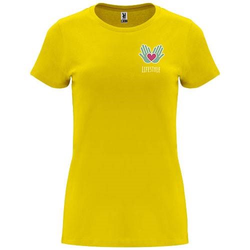 Obrázky: Žluté dámské triko Capri 170, XXXL, Obrázek 8