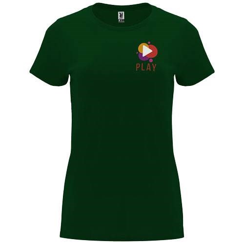 Obrázky: Lahvově zelené dámské triko Capri 170, XXXL, Obrázek 8
