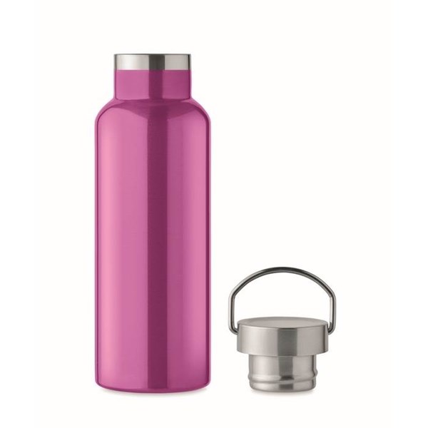 Obrázky: Růžová nerez termoska s dvojitou stěnou 500 ml, Obrázek 4