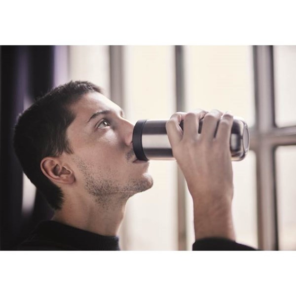 Obrázky: Matně stříbrný hrnek s dvojitou stěnou 330ml, Obrázek 7