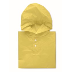 Obrázky: Žlutá dětská pláštěnka / pončo z PEVA