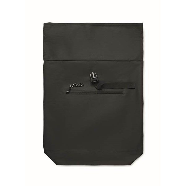 Obrázky: Černý polyest. rolovací batoh na notebook, Obrázek 7