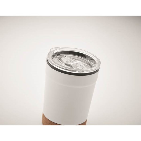 Obrázky: Stříbrný dvoustěnný hrnek 300 ml s posuv.víčkem, Obrázek 3