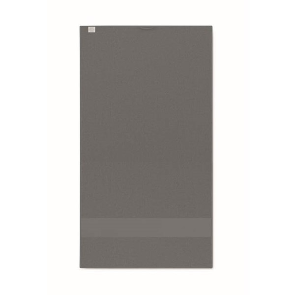 Obrázky: Šedý ručník z bio bavlny 50x30 cm 360g/m2, Obrázek 3