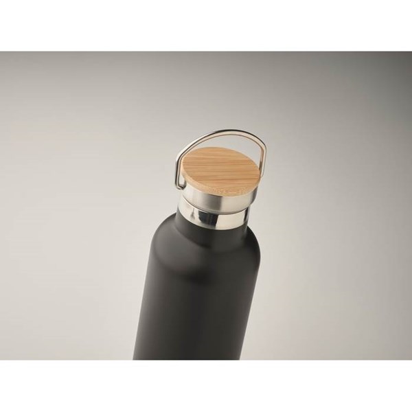 Obrázky: Dvoustěnná láhev 750ml, černá, Obrázek 3
