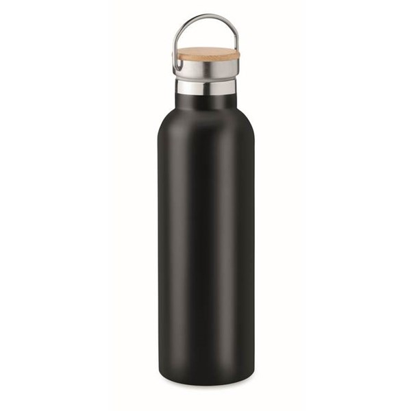 Obrázky: Dvoustěnná láhev 750ml, černá, Obrázek 5