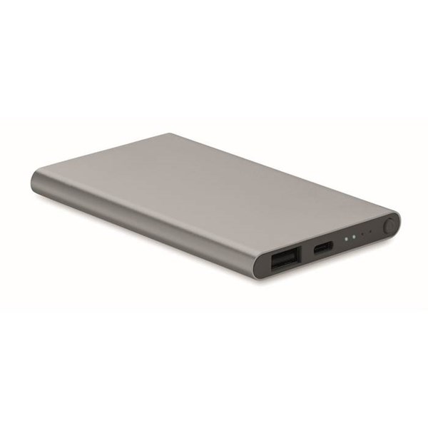 Obrázky: Powerbanka Type C 4 000 mAh, titanová