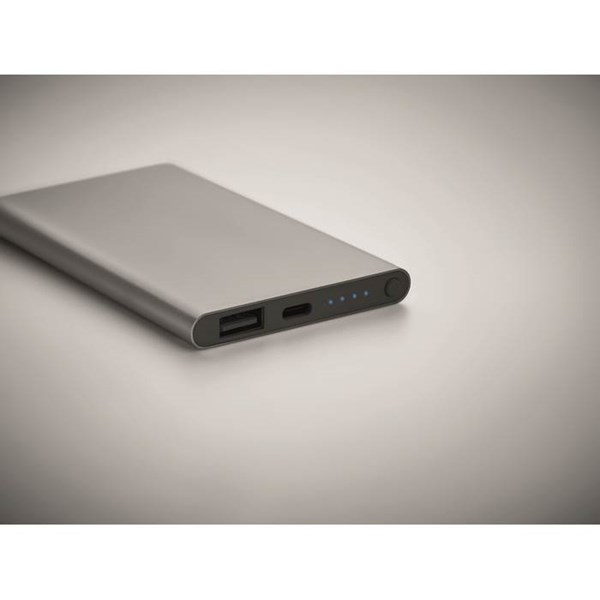 Obrázky: Powerbanka Type C 4 000 mAh, titanová, Obrázek 4