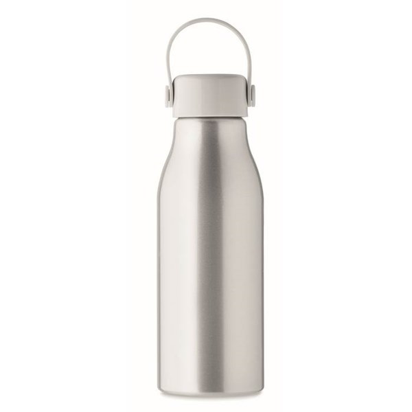 Obrázky: Matně stříbrná hliník. láhev 650 ml, silikon.poutko, Obrázek 5