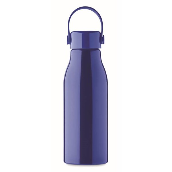 Obrázky: Hliníková láhev 650 ml modrá se silikon. poutkem, Obrázek 5