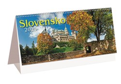 Obrázky: SLOVENSKO II., stolový riadkový kalendár, 297x138
