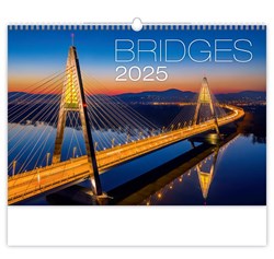 Obrázky: BRIDGES, nástěnný kalendář 450x315 mm, spirála