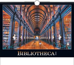Obrázky: BIBLIOTHECA, nástěnný kalendář 560x420 mm, spirála