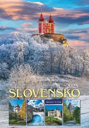 Obrázky: SPOZNÁVAME SLOVENSKO, nástenný kalendár 340x485 mm