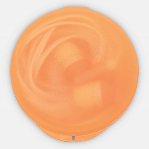 Obrázky: Sluchátka s 3,5mm jackem v oranžové kulaté krabičce, Obrázek 3