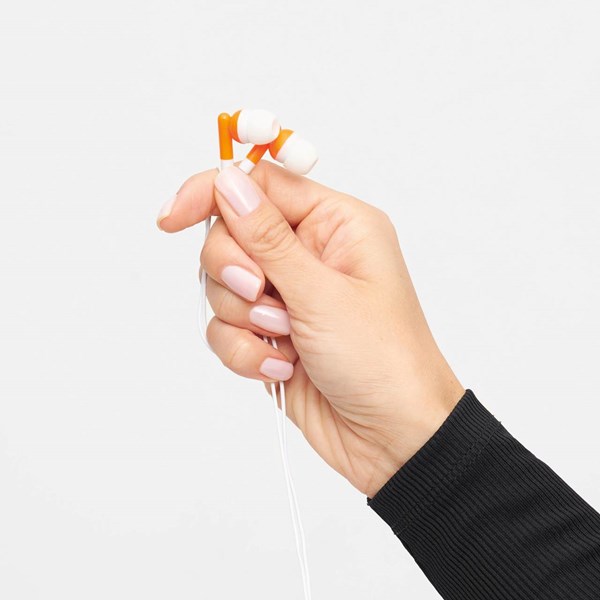 Obrázky: Sluchátka s 3,5mm jackem v oranžové kulaté krabičce, Obrázek 7