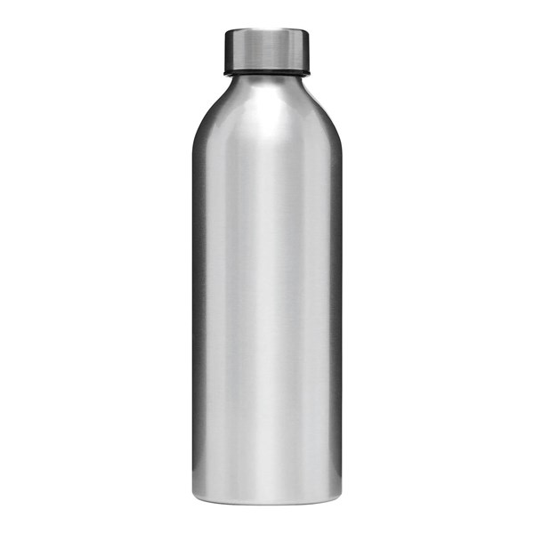 Obrázky: Stříbrná hliník.láhev na pití 750 ml, šroub. víčko, Obrázek 3