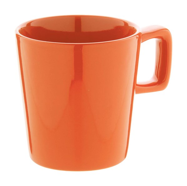 Obrázky: Lesklý oranžový keram. hrnek v kraft. krabičce 280ml, Obrázek 2