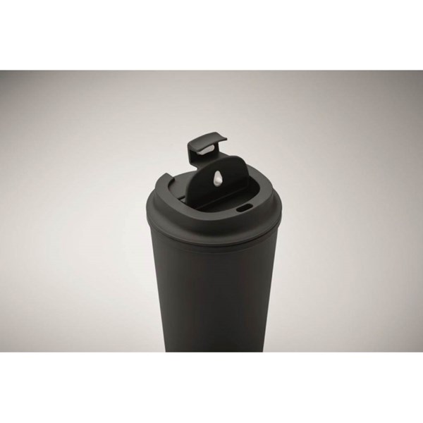 Obrázky: Černý kelímek ze 100% PLA kukuřice, 350ml, Obrázek 2