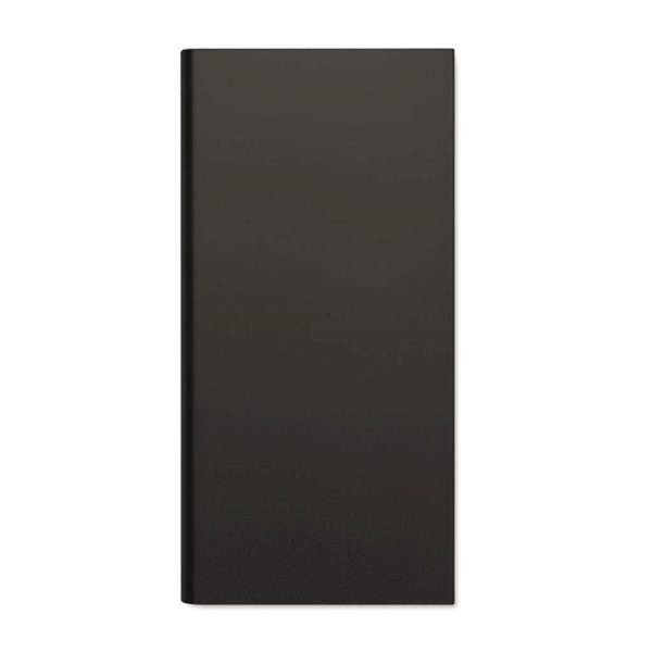 Obrázky: Černá powerbanka 8000 mAh z recykl. hliníku, Obrázek 3