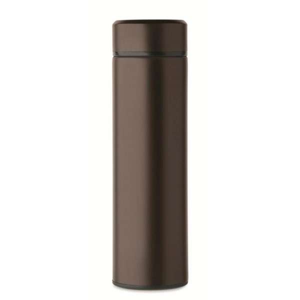 Obrázky: Tmavě hnědá termoska z rec.nerezové oceli 420 ml, Obrázek 4