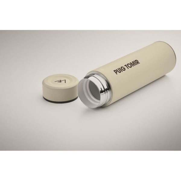 Obrázky: Bílá termoska z rec.nerezové oceli 420 ml, Obrázek 3