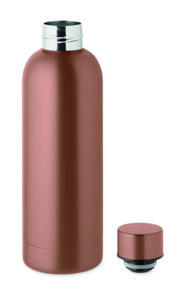 Obrázky: Dvoustěnná recykl. nerez láhev 0,5l, měděná, Obrázek 2
