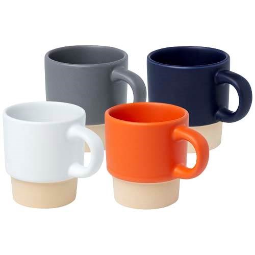 Obrázky: Šedý matný stohovatelný šálek na espresso 130ml, Obrázek 4