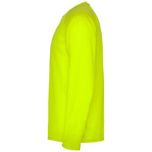 Obrázky: Dětské sport. triko dl.ruk. 150g, fl.žluté, vel.12, Obrázek 4