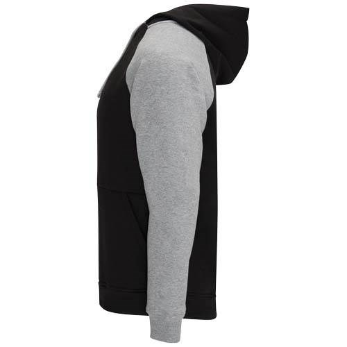 Obrázky: Unisex mikina s kapucí Badet 280 černo/ šedá XL, Obrázek 3