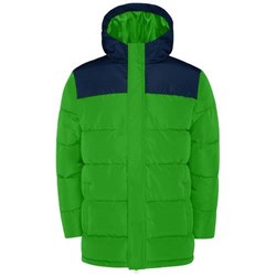 Obrázky: Unisex zatepl.bunda Tallin tm.zelená/nám.modrá XXL