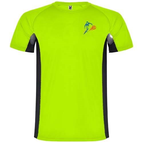 Obrázky: Shanghai 140 pán.sport.triko fluor.zelená/černá XXL, Obrázek 7