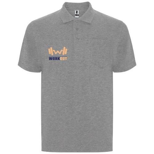 Obrázky: Unisex polokošile Centauro Premium 190 šedý mel. XL, Obrázek 7