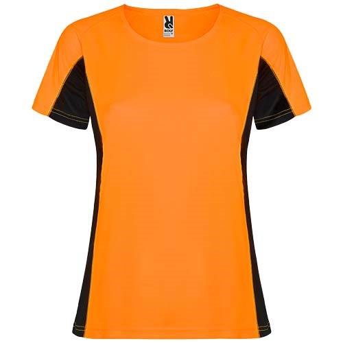 Obrázky: Shanghai 140 dám. sport. triko fluor.oranž/černá L