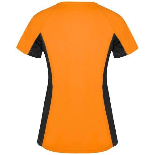 Obrázky: Shanghai 140 dám. sport. triko fluor.oranž/černá L, Obrázek 2