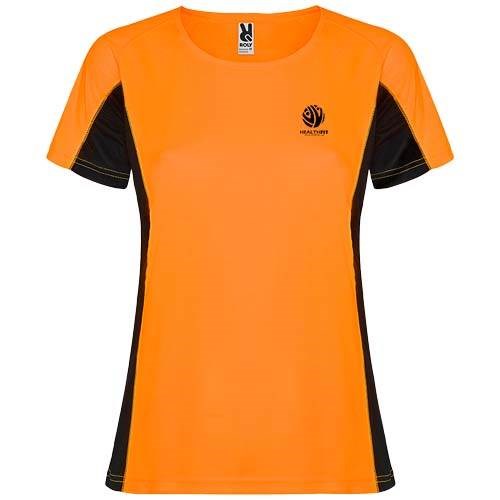 Obrázky: Shanghai 140 dám. sport. triko fluor.oranž/černá M, Obrázek 7