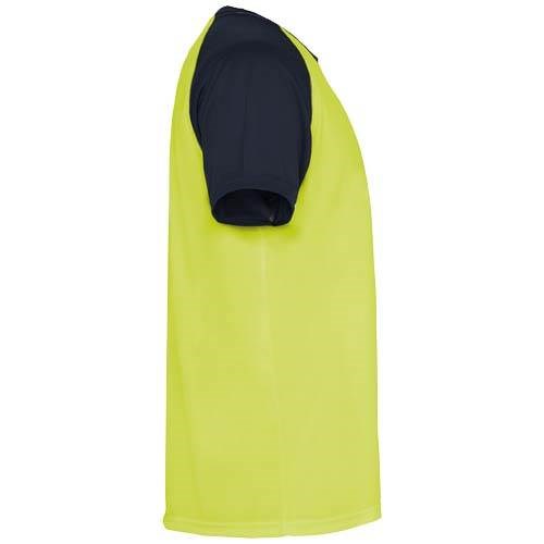 Obrázky: Indianapolis 140 sport.triko fluor.žlutá/nám.mod. S, Obrázek 6