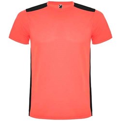 Obrázky: Detroit 130 sport. triko korál.červená/ černá XL
