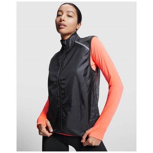 Obrázky: Jannu unisex lehká běžecká vesta fluor.žlutá XL, Obrázek 3