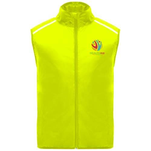 Obrázky: Jannu unisex lehká běžecká vesta fluor.žlutá XL, Obrázek 7