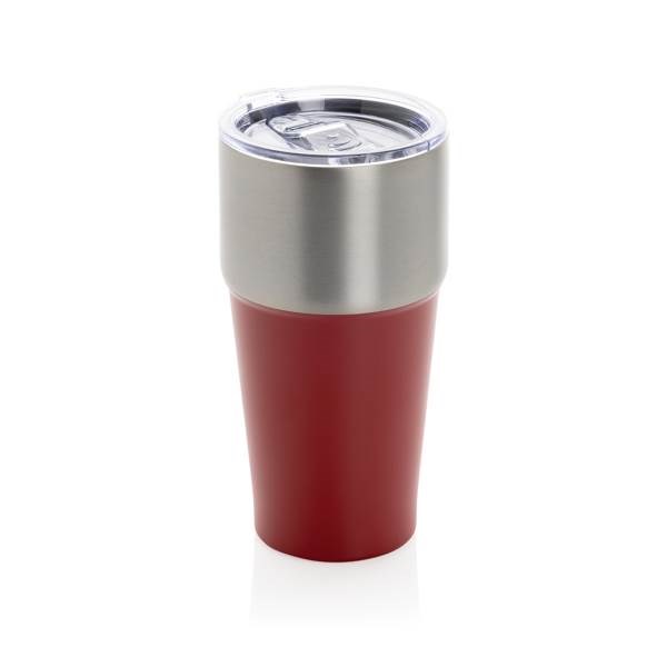 Obrázky: Termohrnek 500ml z RCS recyklované oceli, červená