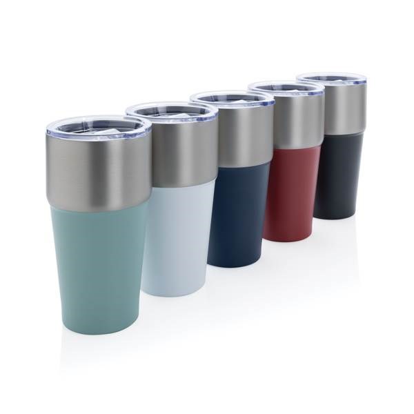 Obrázky: Termohrnek 500ml z RCS recyklované oceli, červená, Obrázek 8