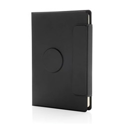 Obrázky: Magnetické portfolio A5 z RCS recykl. PU, černé