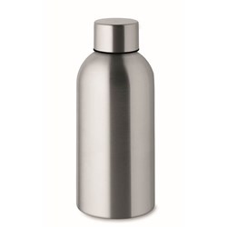 Obrázky: Jednostěnná láhev 500ml z recykl. nerez, stříbrná
