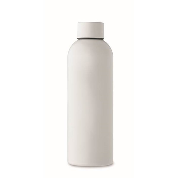 Obrázky: Jednostěnná láhev 750ml z recykl. nerez, bílá, Obrázek 4
