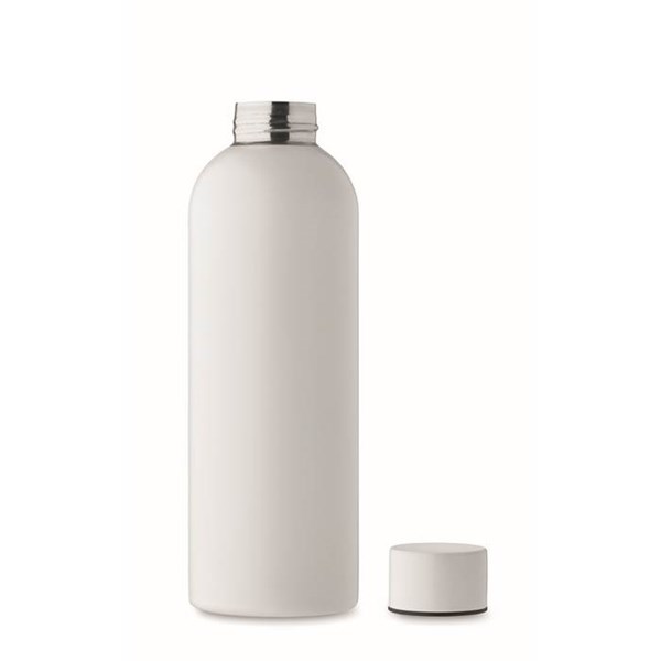 Obrázky: Jednostěnná láhev 750ml z recykl. nerez, bílá, Obrázek 5