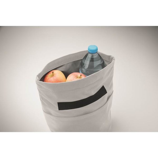 Obrázky: Bílá recykl. chladicí taška na suchý zip, Obrázek 4
