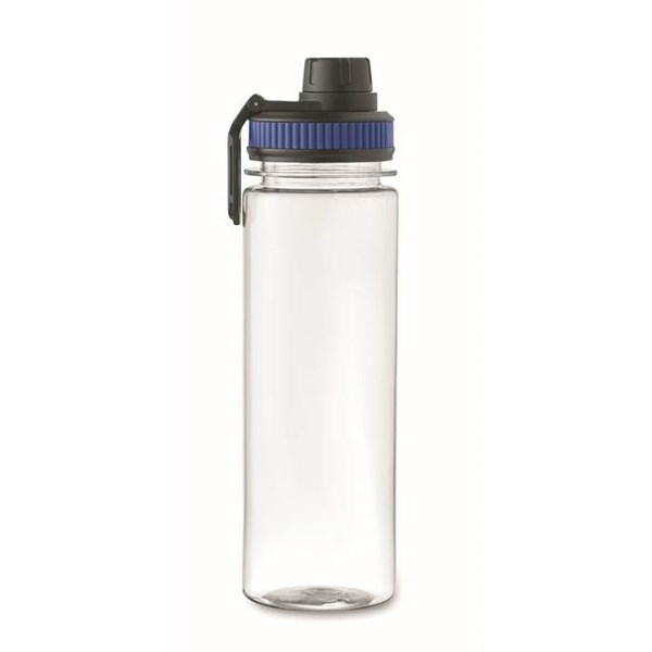 Obrázky: Láhev z RPET 750ml, PP černé víčko a modré detaily, Obrázek 8